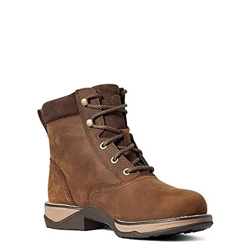 Produktbild: ARIAT Damen Anthem wasserdichte Stiefel mit runder Zehenpartie Westernstiefel, Braun, Used-Optik, 37.5 EU
