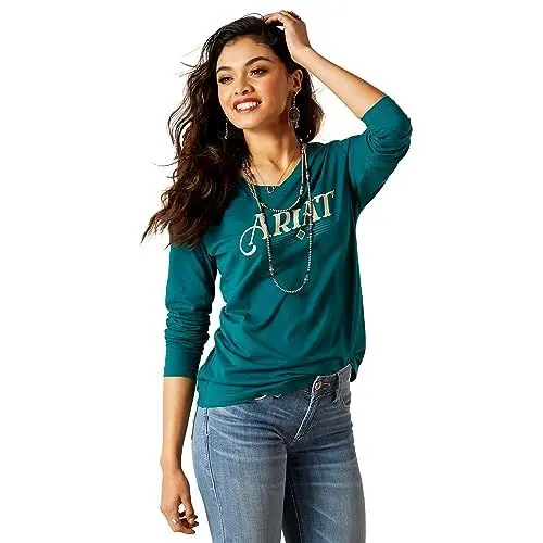 Produktbild: ARIAT Damen Vibrant Tee, Spruced-up, Gro