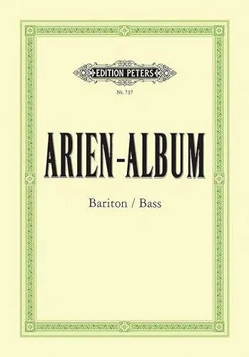 Produktbild: Aria Album for Baritone: mit Klavierbegleitung (Edition Peters)