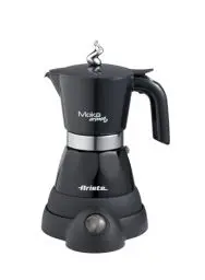 Produktbild: Ariete 1358 Moka Aroma, Elektrische Espressomaschine, 480 W, 2/4 Esoressitassen, Schwarz