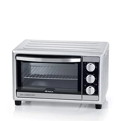 Produktbild: Ariete 985/1 Elektrobackofen mit Umluft, Aluminium, Silber/schwarz