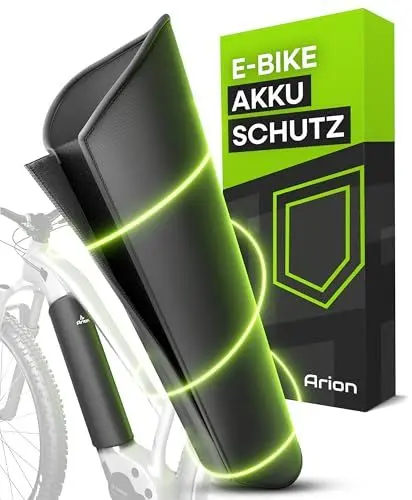 Produktbild: 2 Stk. Ebike Akku Schutzhülle 30 - 41 cm I Kälteschutz I E-Bike Akkuschutz Tasche I Fahrrad Schutz Abdeckung zB. für Bosch Powertube E bike Batterie I ARION