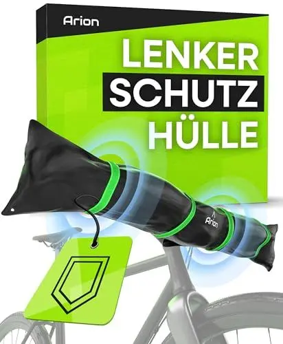 Produktbild: ARION Lenkerschutzhülle E bike I Heckträger Transportschutz I Fahrrad Abdeckung I Regenschutz Hülle wasserdicht für Fahrradträger I Ebike Lenkerschutz Schutzhülle Lenker Zubehör Regenhülle