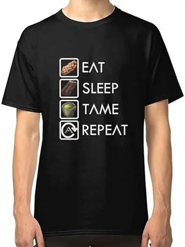 Produktbild: Ark Survival Evolved EatSleepTameRepeat Men's T-Shirt Black S