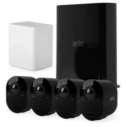 Produktbild: Arlo Ultra2 Überwachungskamera aussen und GRATIS Zusatz Akku Bundle, 4er Set - schwarz, Testzeitraum für Arlo Secure Plan