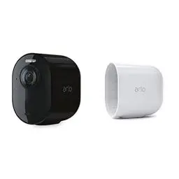Produktbild: Arlo Ultra 2 WLAN Überwachungskamera aussen, kabellos, 4K, Nachtsicht in Farbe, Bewegungsmelder, SmartHub benötigt, Zusatzkamera mit GRATIS Kameragehäuse Secure Plan Testzeitraum