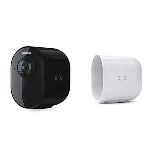 Produktbild: Arlo Ultra 2 WLAN Überwachungskamera aussen, kabellos, 4K, Nachtsicht in Farbe, Bewegungsmelder, SmartHub benötigt, Zusatzkamera mit GRATIS Kameragehäuse Secure Plan Testzeitraum