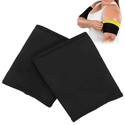 Produktbild: Arm Slimming Shaper Wrap, Neopren-Armtrimmer für Damen und Herren, Oberarm-Kompressionsmanschette Hilft Tonus zu Formen Oberarm-Former-Trainerbandage, Schwarz(L)