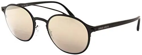Produktbild: Armani AR6041-30015A-49 Oval Sonnenbrille 49, Schwarz