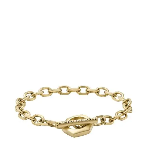 Produktbild: Armani Exchange Armband Für Männer, Länge: 220mm, Breite: 17.5mm, Höhe: 20mm Gold-Edelstahl-Armband, AXG0104710