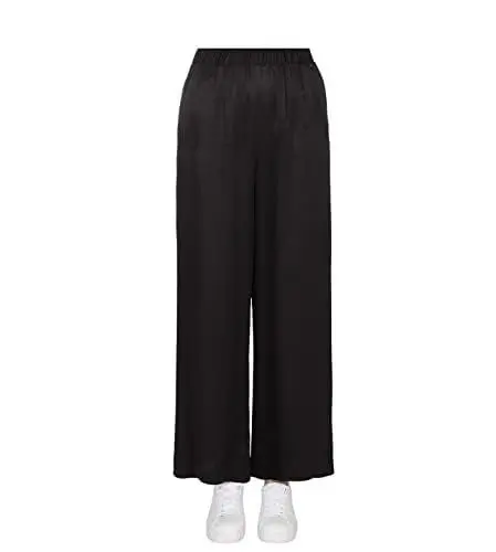 Produktbild: Armani Exchange Damen Bequeme Passform, weites Bein, Vordertaschen. Pants, Black, 14