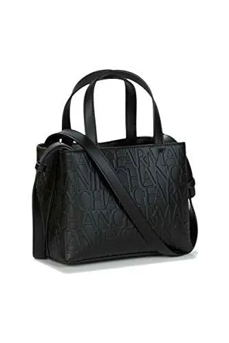 Produktbild: Armani Exchange Damen Liz - Small Open Shopping Tote Schwarz (Nero - Black)