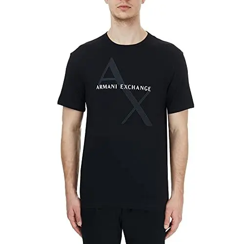 Produktbild: Armani Exchange Herren 8nzt76 T-Shirt, Schwarz, S