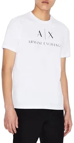 Produktbild: Armani Exchange Herren 8nztcj T-Shirt, Weiß, L