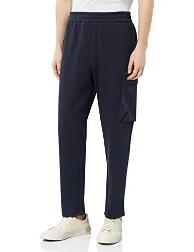 Produktbild: Armani Exchange Herren Cargo-Fleece-Hose Casual Pants, Navy, S