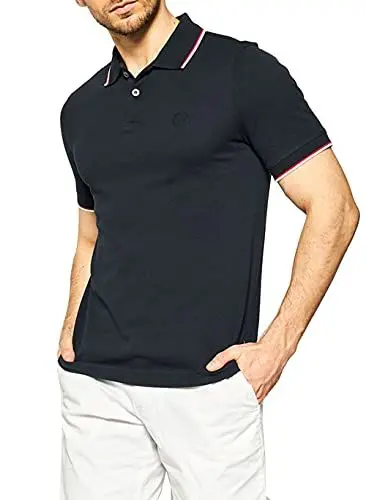 Produktbild: Armani Exchange Herren Double Stripe Poloshirt, Blau, S