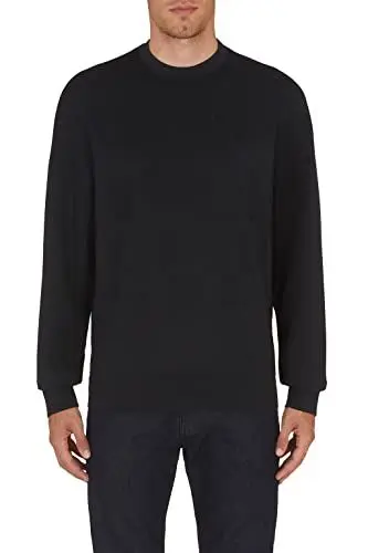 Produktbild: Armani Exchange Herren Embossed & Big on Tone Lettering Sweatshirt, Black, XXL