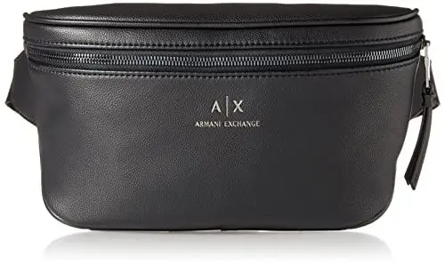 Produktbild: Armani Exchange Herren Essential, Dino, Printed Logo Waistbag, Nero