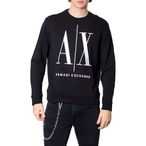 Produktbild: Armani Exchange Herren Icon Sweat Sweatshirt, Schwarz, M