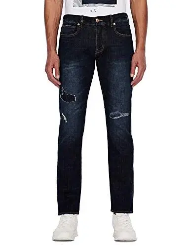 Produktbild: Armani Exchange Herren Indigo Denim Jeans Jeans, Indigo Denim, 31