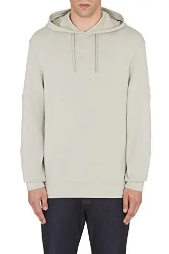 Produktbild: Armani Exchange Herren Kapuze am Hals, geprägtes Logo auf der Vorderseite. Hooded Sweatshirt, London Fog, XS