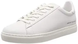 Produktbild: Armani Exchange Herren Lace Up Sneaker, Weiß (White 00001), 44 EU