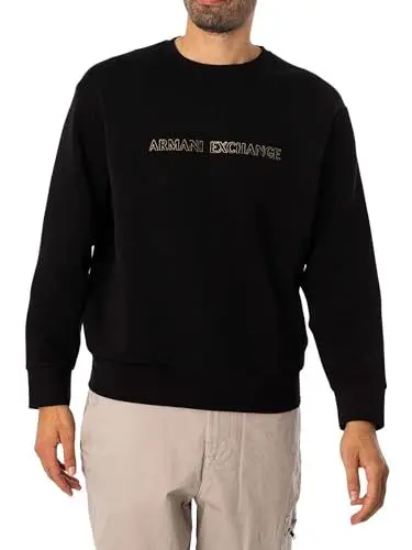 Produktbild: Armani Exchange Herren Marken-Sweatshirt, Schwarz, XL