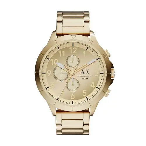 Produktbild: Armani Exchange Watch For Men, Quartz Chronograph movement and 50 mm Case Size with Stainless steel strap