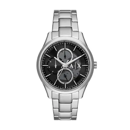 Produktbild: Armani Exchange Herrenuhr Dante Quarz/Multi Uhrwerk 42 mm Gehäusegröße mit einem Edelstahlarmband AX1873