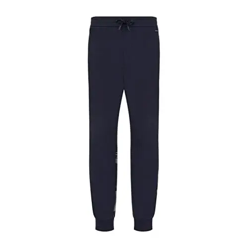 Produktbild: Armani Exchange Mens Back Calf Print, Front Logo Trainingshose, Blue, XX-Large
