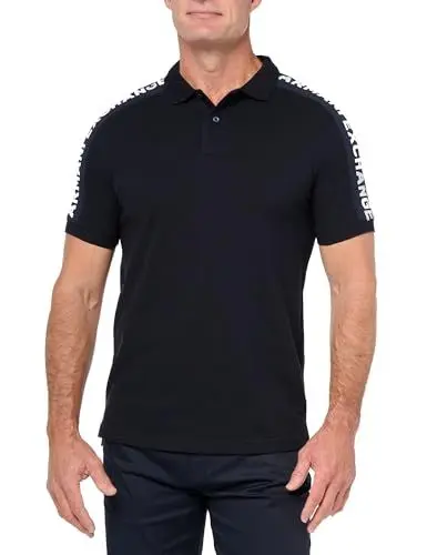 Produktbild: Armani Exchange Men's Kurzärmeliges Poloshirt mit Jacquard-Logo Polo Shirt, DEEP Navy, M