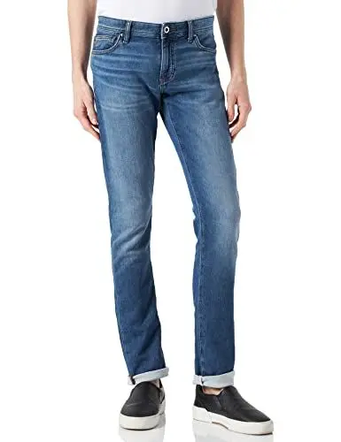 Produktbild: Armani Exchange Mens Skinny, Five Pockets, Back Logo Jeans, Blue, 28