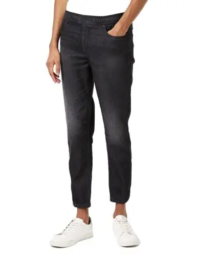 Produktbild: Armani Exchange Slim Jogger Fit J76, Elastischer Bund, Schwarze Waschung, Jogger Jeans, Herren, Schwarz (Black Denim), 30