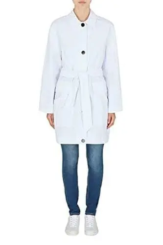 Produktbild: Armani Exchange Unisex Sustainable, Cross Gender, Removable Waist Belt Parka, Optic. White, L EU