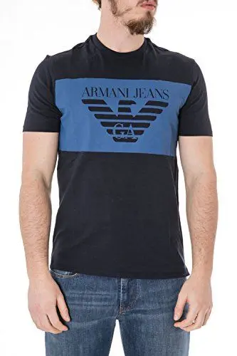 Produktbild: Armani Jeans Herren 3Y6T246J00Z T-Shirts, Blau (blu Notte 1579), Small
