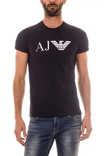 Produktbild: Armani Jeans Herren 8N6T996JPFZ T-Shirt, Blau (BLU Notte 1579), Small