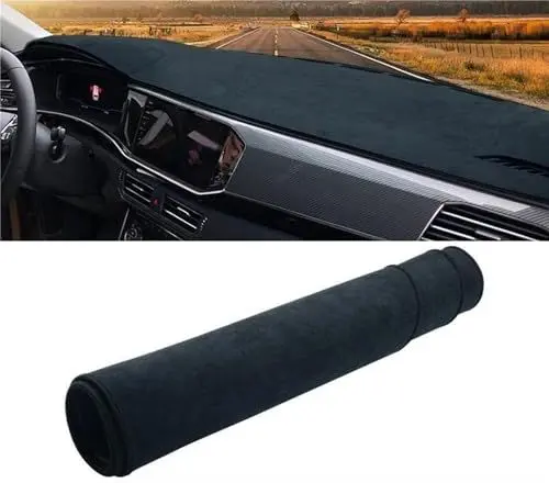 Produktbild: Armaturenbrett Abdeckung Matte Für VW Für T-ROC Für TROC 2018 2019 2020 2021 2022 2023 Auto-Armaturenbrett-Abdeckung Sonnenschutzmatten Vermeiden Sie Lichtpad(B Black LHD)