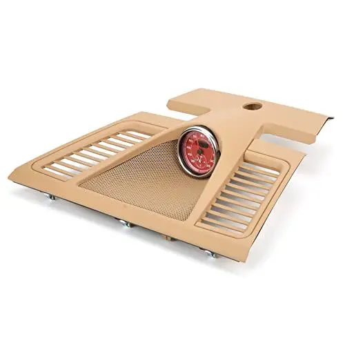 Produktbild: Armaturenbrettabdeckung, Luxuriös, Exquisit, Hitzebeständig, 970 552 151 01 6W0 Beige, Armaturenbrettverkleidung, Eleganter Ersatz für (leuchtend rote Stoppuhr)