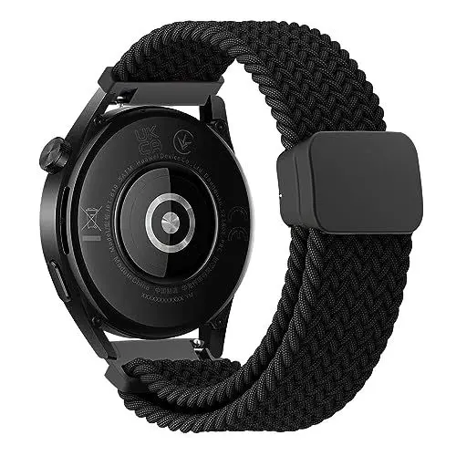 Produktbild: Armband Huawei Watch GT 3 Pro, Huawei Watch GT 3 46mm, 22mm Magnete Nylon Armband für Huawei Watch GT 4 46 mm，Huawei Watch GT 2 46mm, Huawei Watch GT2 Pro/GT2e, Huawei Watch GT Fashion, Sport