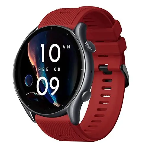 Produktbild: Armband für Amazfit GTR Silikon, 22mm Ersatzarmband Sport Armband für Amazfit Pace, Amazfit Stratos, Stratos 2, Stratos 2S, Stratos 3, Amazfit GTR 2, GTR 2e, GTR 3, GTR 3 Pro, Huawei Watch GT 2 3 Pro
