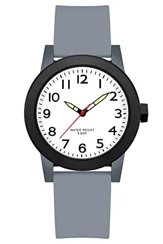 Produktbild: Armbanduhr Damen Uhr Mädchen Kinderuhr Junge Uhren Kids Watch Frauen Uhren Damenuhr mit Silikonarmband LED Licht Wasserdicht Jelly Bonbonfarbene Süßigkeiten Farbe Buntfarbig Analog Quarz Sportuhr