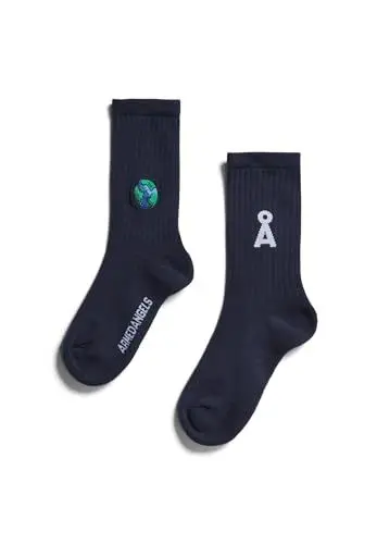 Produktbild: ARMEDANGELS SAAMUS WORLD - Damen 35-38 Night Sky Accessoires Socken Regular Fit