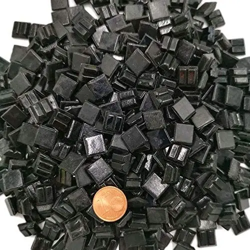 Produktbild: Armena Mosaikstein Schwarz 300g 1x1cm Circa 420 Stück (in 2x150g PET Box)