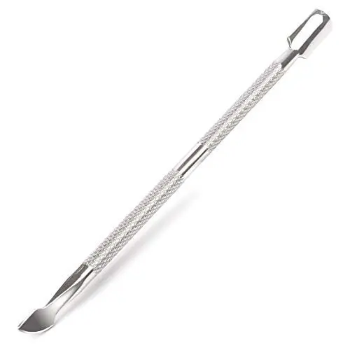 Produktbild: Armiz Profi Nagelhautschieber Edelstahl Cuticle Pusher 2 Seitig, Aus Vollmetall Gel Nagellack Entferner