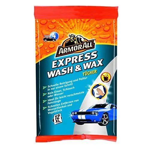 Produktbild: ARMOR ALL GAA24012GE Express Wash & Wax Tücher mit Safe Lift Technologie 12 Stk