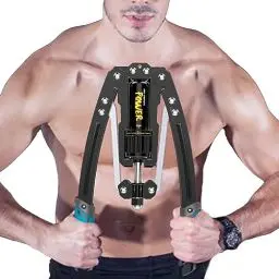 Produktbild: Armtrainer 10~200kg, Biegehantel Einstellbare Hydraulische Power Twister Armtrainingsgerät, Männer und Frauen Profi Biegehantel Fitnessgeräte für Schulter, Bizeps und Brust Krafttraining