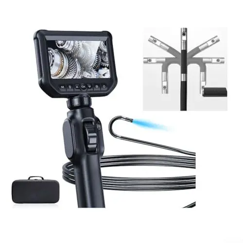 Produktbild: Industrielles Endoskop, 1080P HD Digitale Endoskop-Inspektionskamera mit 8 mm wasserdichter Kamera, Kanalkamera mit 4,3 Zoll IPS-Bildschirm (1 Meter)