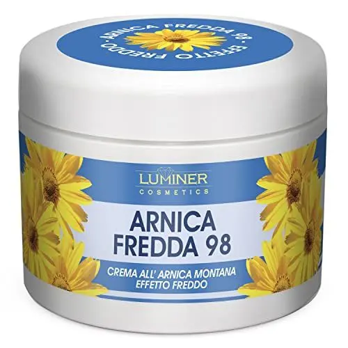 Produktbild: Arnika für Pferde Human Use 200ml Cold Effect, Starke Arnika und Teufelskralle Creme für Gelenk- und Muskelmassage, schnell wirkende natürliche Formel Made in Italy LUMINER