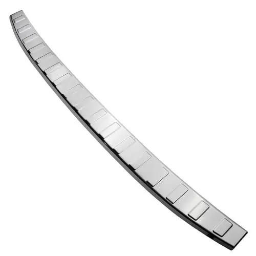Produktbild: Aroba AR1249-CR Edelstahl Hochglanz Poliert Ladekantenschutz kompatibel mit Volvo V90 ab BJ. 9.2016> passgenau Abkantung Farbe Chrome
