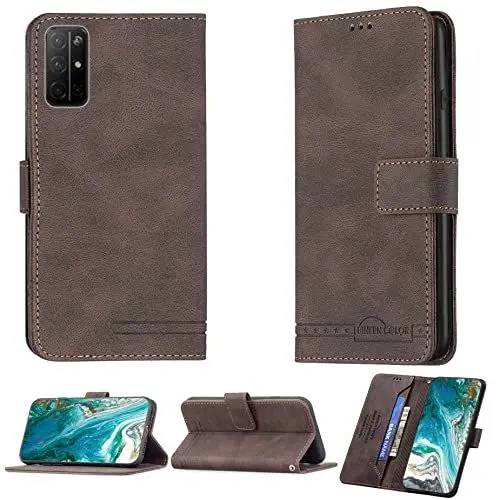 Produktbild: Aroepurt Flip Stand Hülle Für Hisense K8 5g Hülle Handyhülle Case Cover aus PU-Leder mit Ständer, magnetische Brieftasche BF79-ZONG